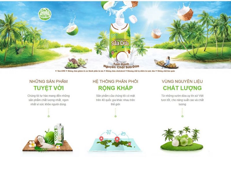thiết kế website bán nông sản